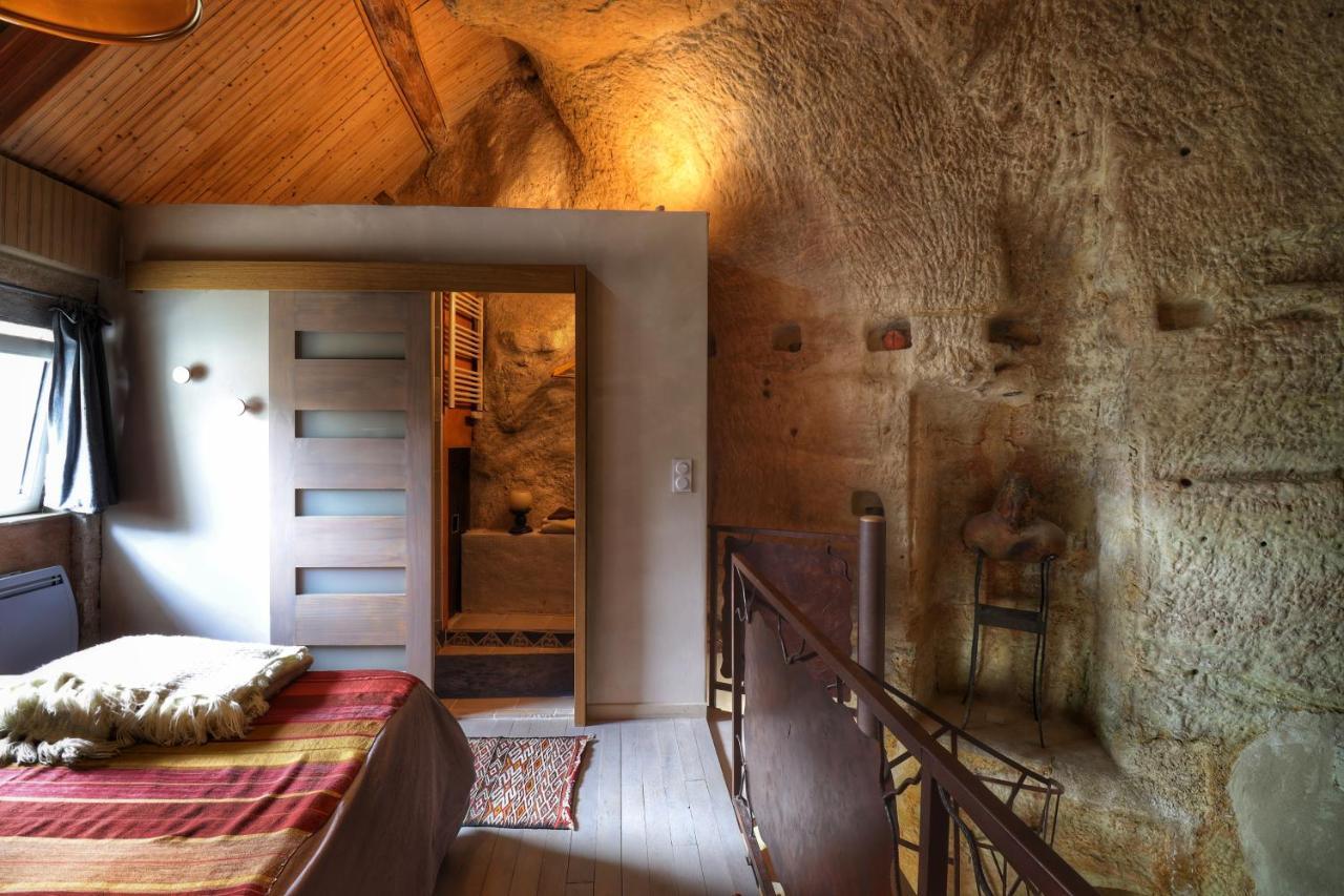 Troglodyte Loft 2 Apartment Thoré-la-Rochette Exterior foto